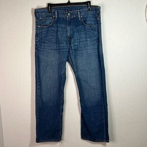 Levi's 569 Blue Denim Cotton Loose Straight Leg Jeans Men's Size‎ 34x30